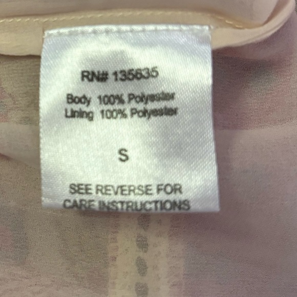 LOVE THE LABEL Sam Tippy Border Print Dress size small - Picture 7 of 7